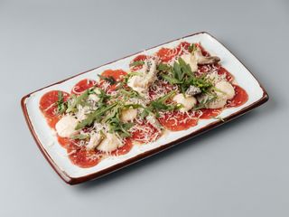 Карпачо з вирізки молодого бичка (180г)