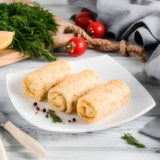 Млинці з куркою та сметаною