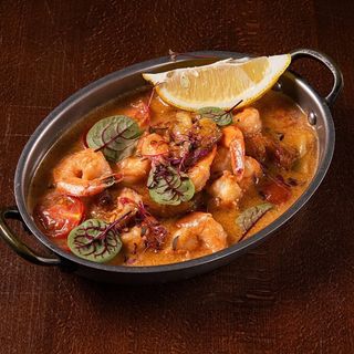 Креветки у східному соусі .