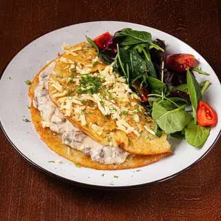 Дерун панський з грибним соусом (240/160г)