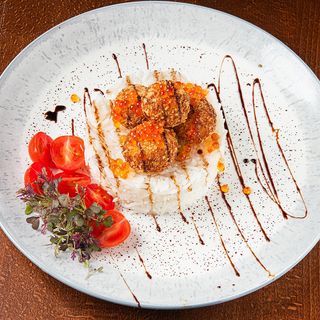 Рибні кульки з рисом та овочами