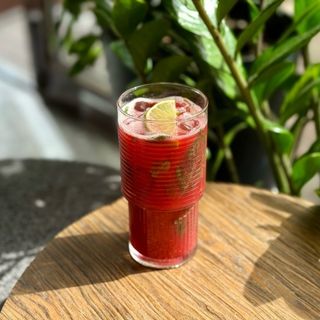 Лимонад малина-ваніль