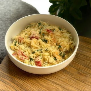 Паста орзо з креветкою