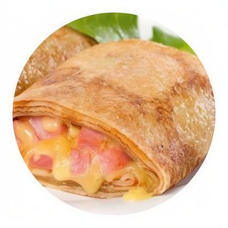 Млинець з сиром та шинкою (260г)