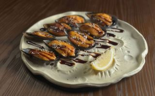 Мідії запечені з пармезаном (150г)