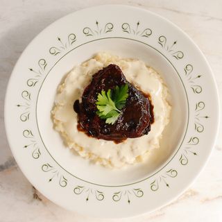 РІЗОТТО З НІЖНОЮ ТЕЛЯЧОЮ ЩОКОЮ