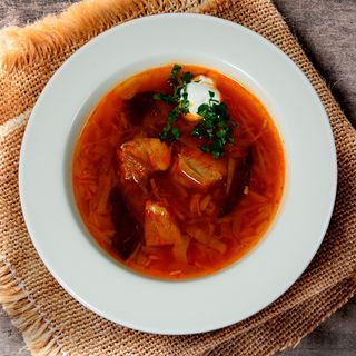 Борщ з курочкою