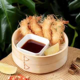 Креветки в катаїфі