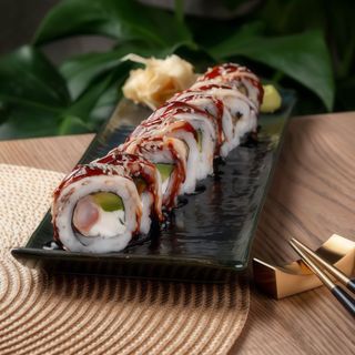 Рол з вугрем та креветкою (260г)