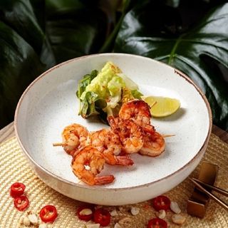 Стріт-креветки з саке та лемонграсом 100/30 г