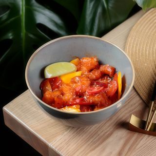 Креветка в кисло-солодкому соусі