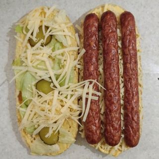 Паніні з мисливськими ковбасками
