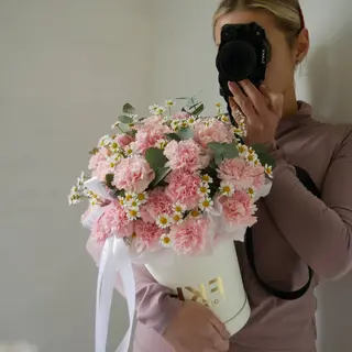 Діантус та ромашки