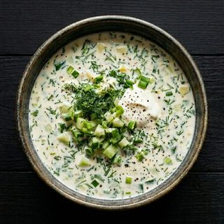 Окрошка з курочкою