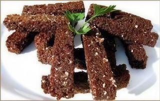 Обсмажені грінки з часником (150г)