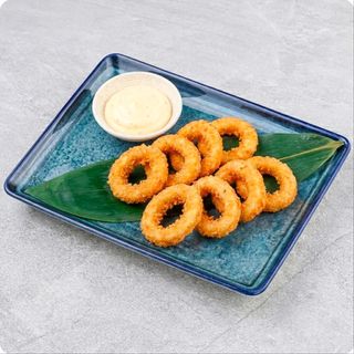 Кільця кальмара з часниковим соусом (130/50г)