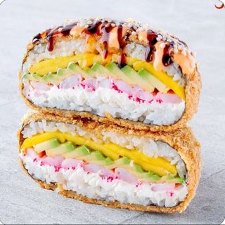 Суші-бургер з креветкою (415г)