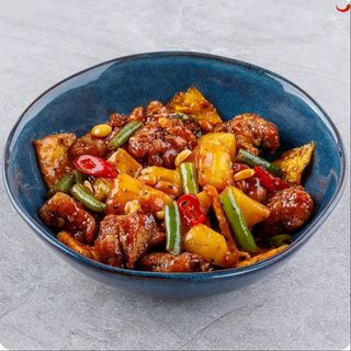 Курка із ананасом у соусі теріякі (320г)