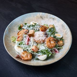 Салат Цезарь з креветкою