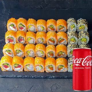 Сет 4 філадельфії (1100г)+Coca-cola