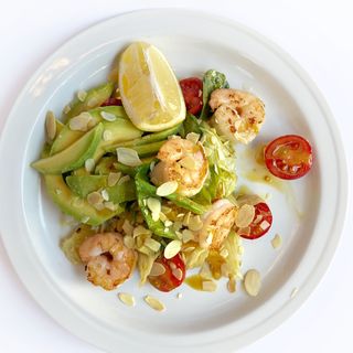 Салат з креветками