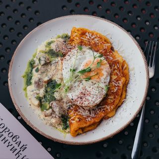 Гарбузовий дерун з печерицями (350г)