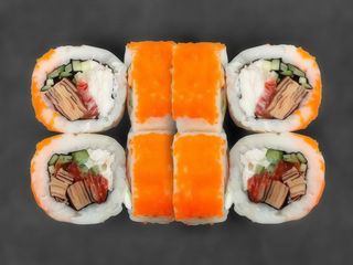 Філадельфія в ікрі з копченим лососем (280г)