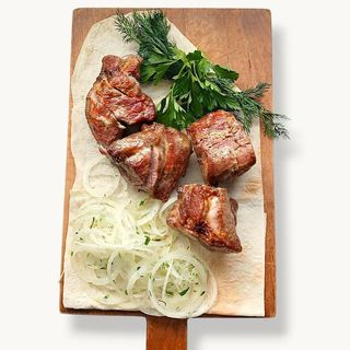 Шашлик з ошийка (порція 300г)