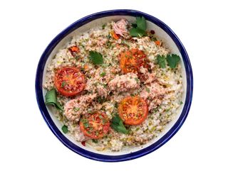 Каша вівсяна з тунцем і помідорами (250г)