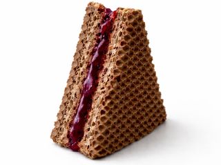 Вафля полунична