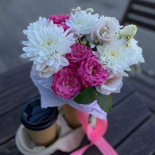 Комбо квіти + кава