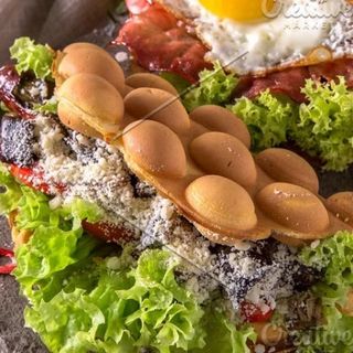 Вафля сир овочі