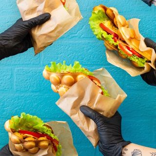 Вафля з фалафелем без глютен