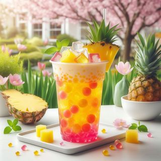 Бабл фруктовий з соком