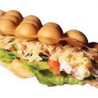 Вафля фалафель та овочі