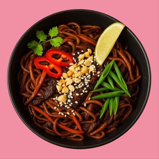 Удон зі свининою та овочами (390г)