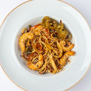 Удон з морепродуктами(350г)