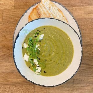 Крем-суп броколі-шпинат 