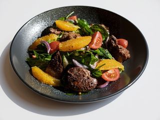 Салат із курячої печінки(220г)