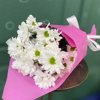 Букет №107 (хризантеми)