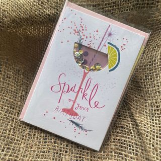 Листівка + конверт «паєтки» №1