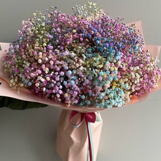 Букет кольрової гіпсофіли xl