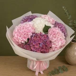 Букет гортензій №127 (5шт)