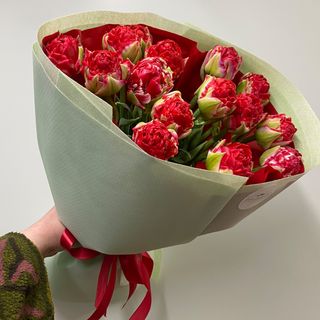 Букет піоновидних тюльпанів №12 (15шт)