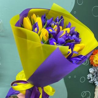 Мікс ірисів та тюльпанів 21шт