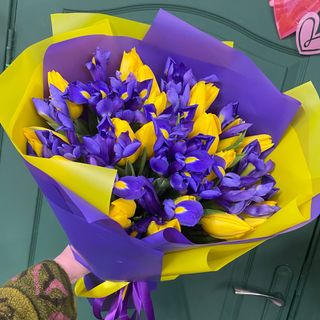 Мікс ірисів та тюльпанів (41шт)