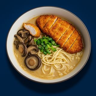 Рамен з курчам діп-фрай (440г)