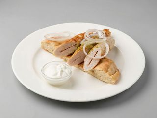 Люля кебаб із курячого філе з песто (150/100/40г)