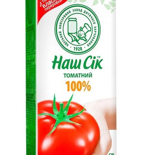 Сік Наш сік в асортименті 0,33л