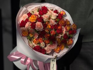 Букет 36 Кущова троянда Джем 25 шт